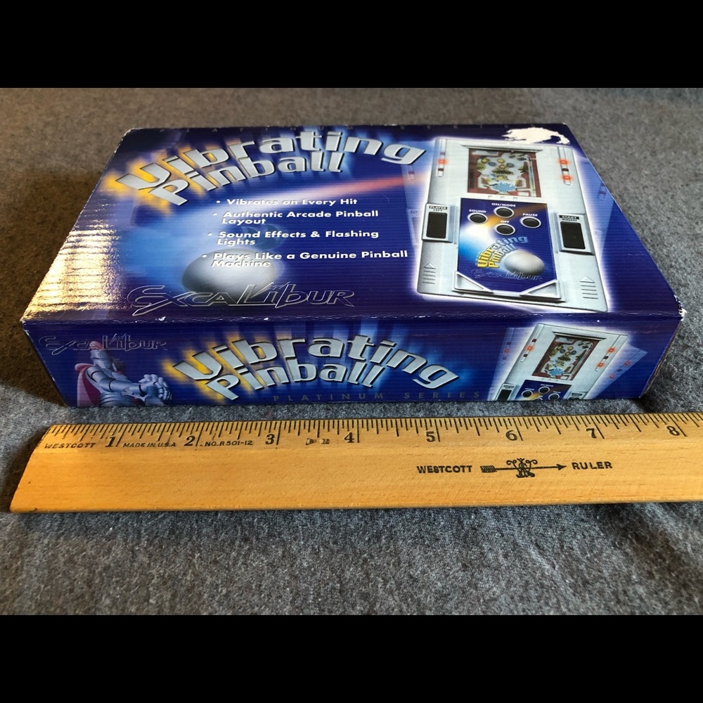 Excalibur Vibrating Pinball Handheld Game - Picture 5 of 12